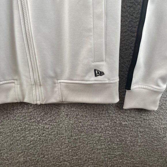 New Era Arteza Softshell Jacket White Full Zip Size Large - Picture 4 of 8